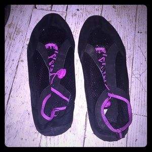 Pink and black water shoes size 9-10
